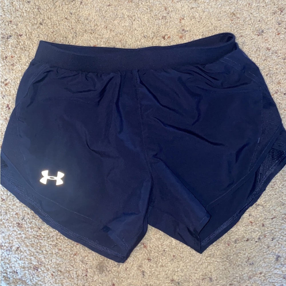 Under armour, size XS navy athletic shorts